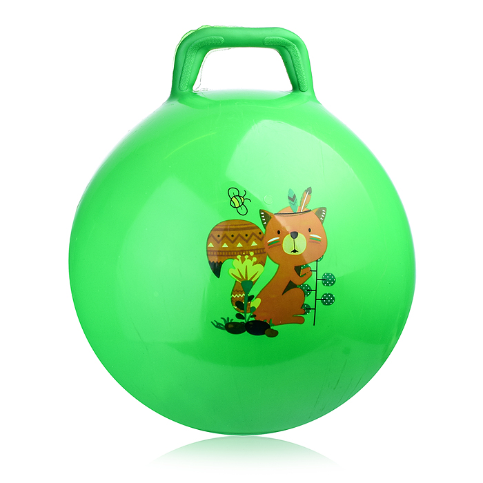 Фото к товару Мяч с ручкой 45см 00-0651 "Зверята" ( цвет в ассортименте) Мяч с ручкой 45см 00-0651 "Зверята" ( цвет в ассортименте)