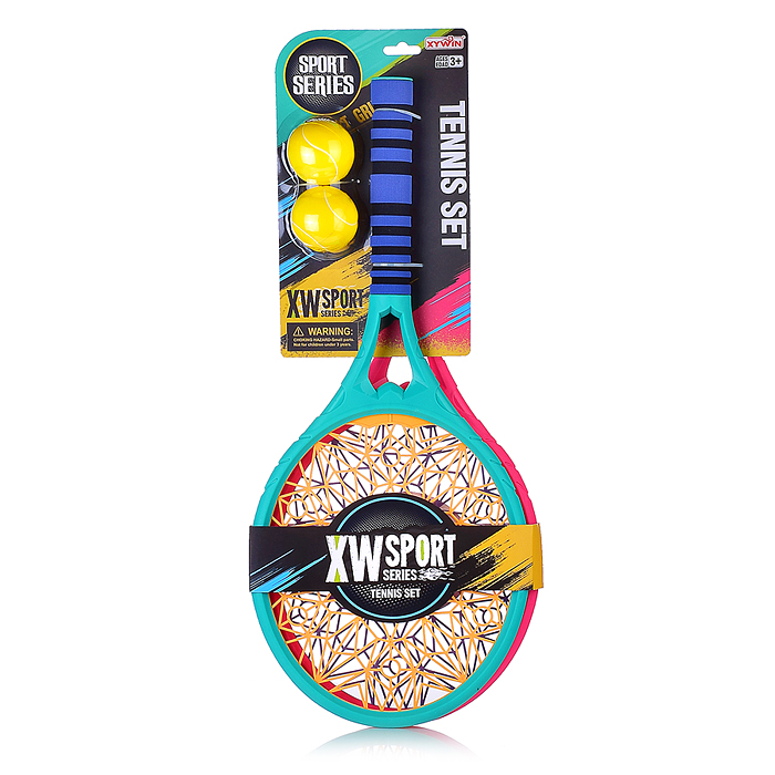 Фото к товару Набор ракеток 9912 2 мяча, на листе Набор ракеток 9912 2 мяча, на листе