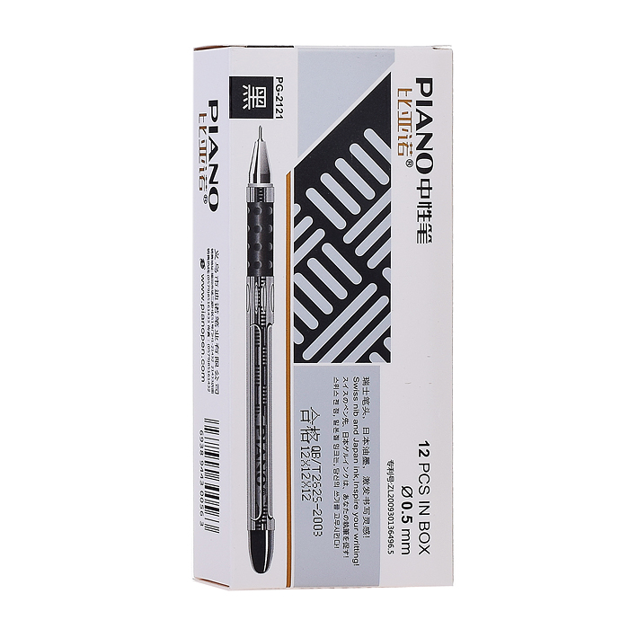 Фото к товару Ручка гелевая Piano RG- 2121 с синими чернилами 0,5 мм, с резиновым грипом Ручка гелевая Piano RG- 2121 с синими чернилами 0,5 мм, с резиновым грипом