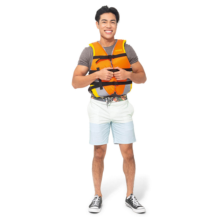 Фото к товару Спасательный жилет для взрослых Intex Спасательный жилет для взрослых Intex