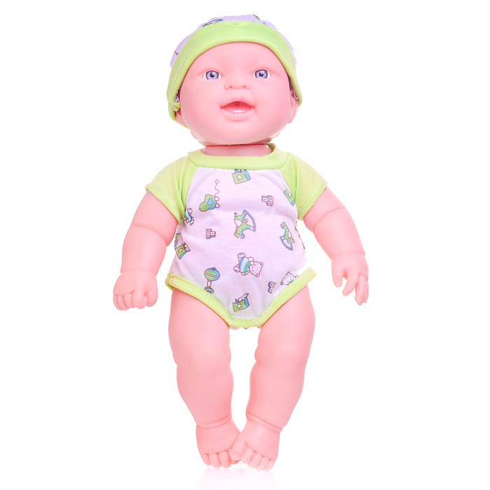 Фото к товару Пупс QH6035-35 с аксессуарами, в коробке Пупс QH6035-35 с аксессуарами, в коробке