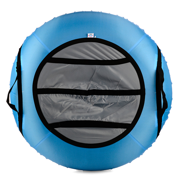 Фото к товару Санки-ватрушка, серия "Эконом", 70см. голубой-светло-серый Санки-ватрушка, серия "Эконом", 70см. голубой-светло-серый