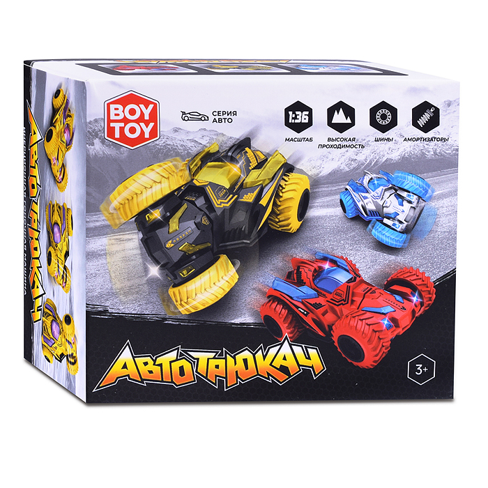 Фото к товару Машина BT0016-1 "Автотрюкач" в коробке (синий) Машина BT0016-1 "Автотрюкач" в коробке (синий)