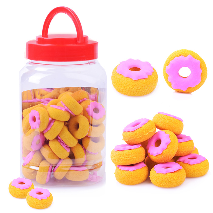 Ластик"Пончик" термопластичная резина, в банке, можно использовать как счетный материал