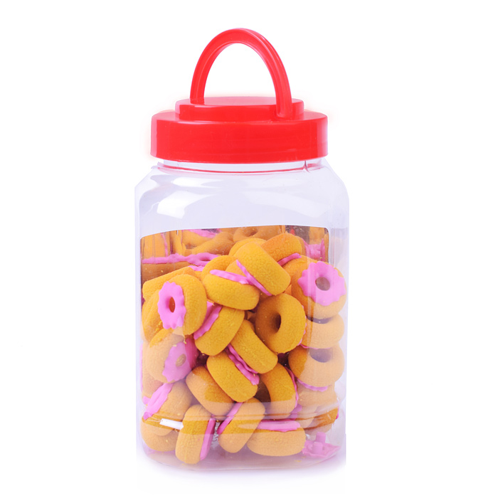 Ластик"Пончик" термопластичная резина, в банке, можно использовать как счетный материал