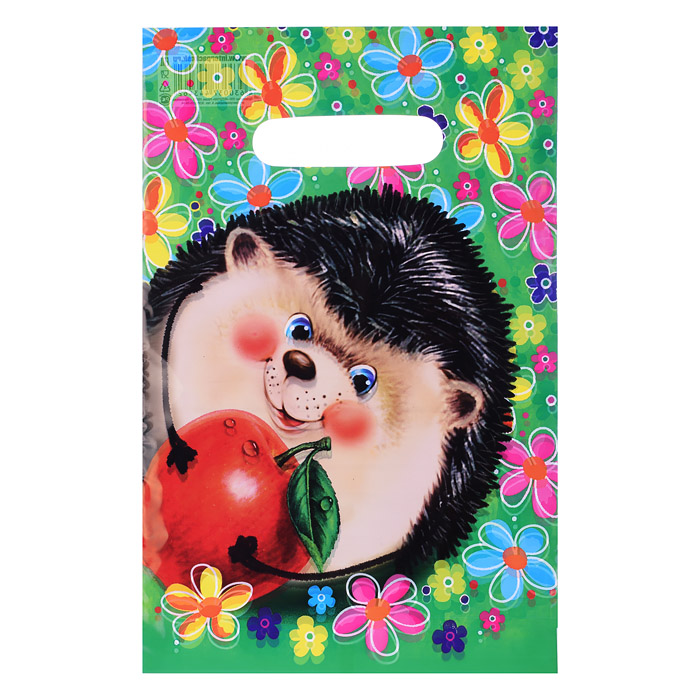 Пакет с вырубной неусиленной ручкой 20х30 (Ежик) Пакет с вырубной неусиленной ручкой 20х30 (Ежик)