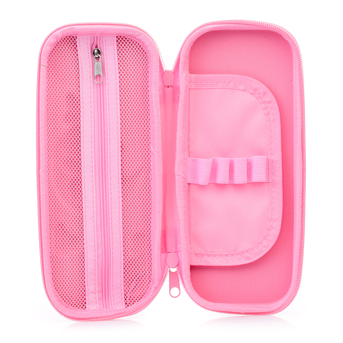 Пенал 3D двухсекционный на молнии  без наполнения  ассорти 5 видов 