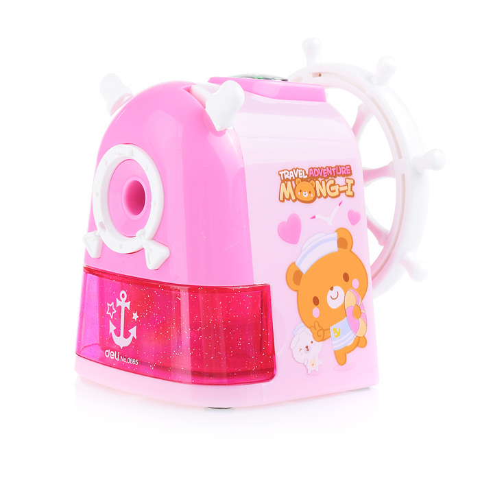 Фото к товару Точилка для карандашей механическая Sailor, 1 отверстие, пластик, ассорти Точилка для карандашей механическая Sailor, 1 отверстие, пластик, ассорти