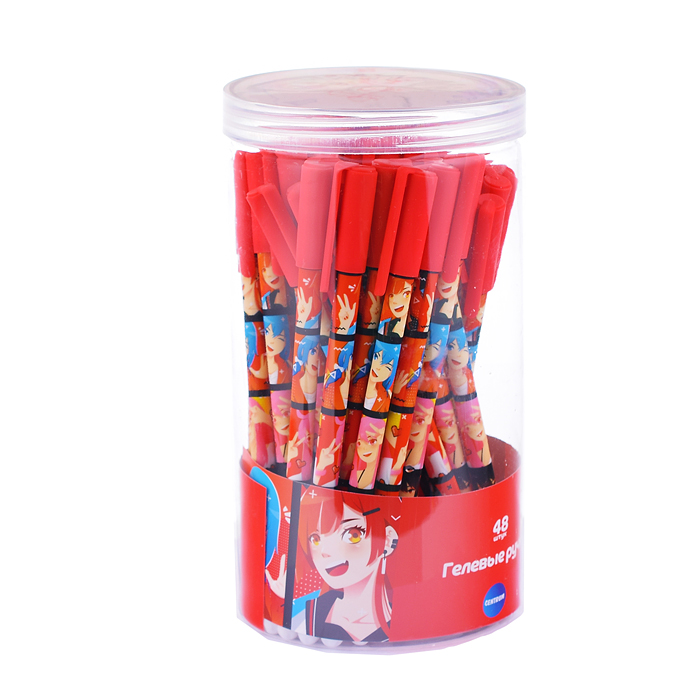 Фото к товару Ручка гелевая прорезиненная Аниме "Подружки" цвет чернил синий, 0,5 мм в пластиковом тубусе Ручка гелевая прорезиненная Аниме "Подружки" цвет чернил синий, 0,5 мм в пластиковом тубусе