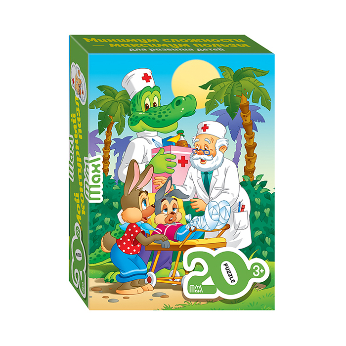 Пазлы 20 "Айболит" (Mini-maxi) Пазлы 20 "Айболит" (Mini-maxi)