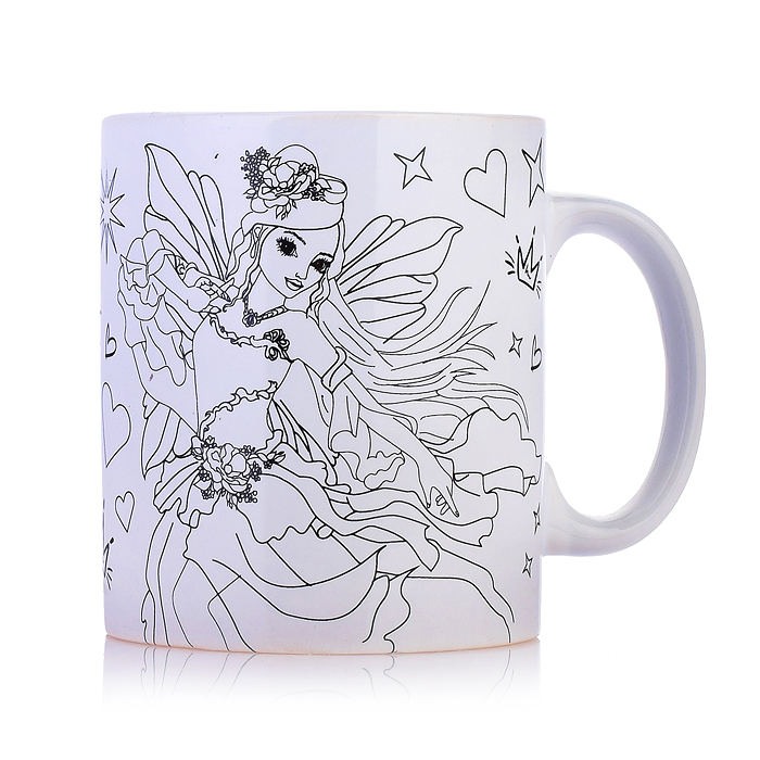 Кружка для росписи "Super Model" (краски, кисточка)