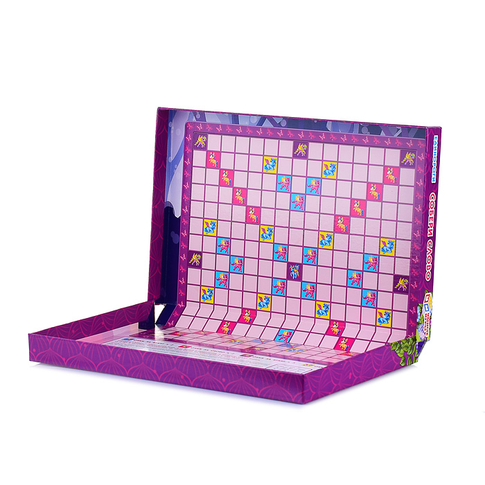 Фото к товару Настольная игра. Единороги. Собери слово. Настольная игра. Единороги. Собери слово.