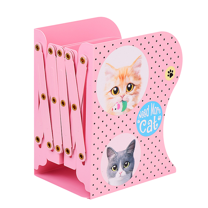 Фото к товару Подставка для учебников и книг "Need More Cat" 19x14,7x9 см, металлическая, телескопическая Подставка для учебников и книг "Need More Cat" 19x14,7x9 см, металлическая, телескопическая