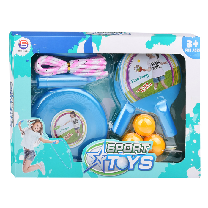 Фото к товару Набор спортивный 486-3 "Спортик" в коробке Набор спортивный 486-3 "Спортик" в коробке