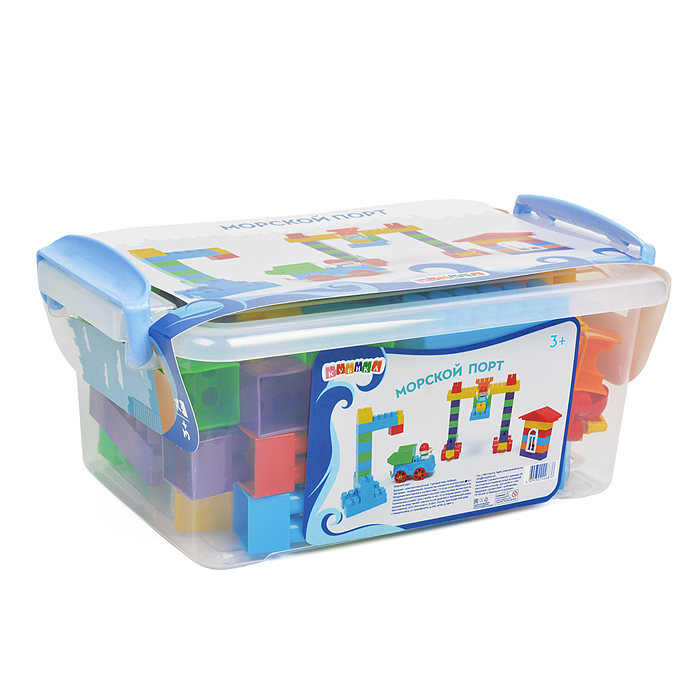 Фото к товару Игрушка-конструктор детский, набор "Морской порт" 74 детали Игрушка-конструктор детский, набор "Морской порт" 74 детали
