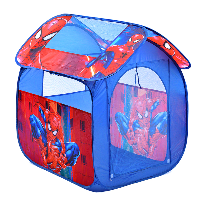Палатка детская игровая "Человек-паук" 83х80х105см, в сумке Палатка детская игровая "Человек-паук" 83х80х105см, в сумке