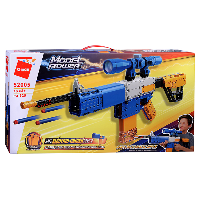 Конструктор 52005 стреляет софт-патронами (629 дет.) Конструктор 52005 стреляет софт-патронами (629 дет.)