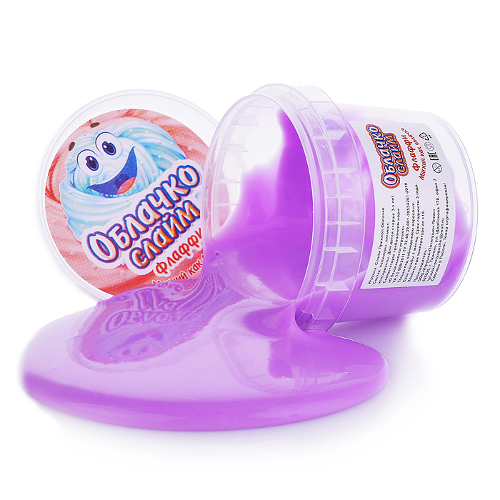 Слайм Облачко, фиолетовый 100 мл Слайм Облачко, фиолетовый 100 мл