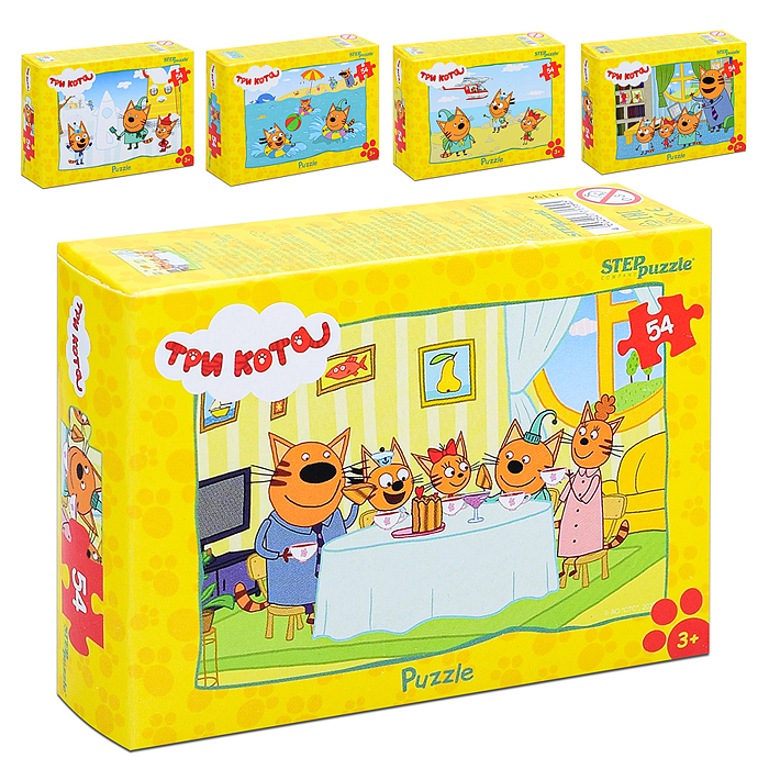 Пазлы 54 "Три кота - 1" (AO "СТС") Пазлы 54 "Три кота - 1" (AO "СТС")