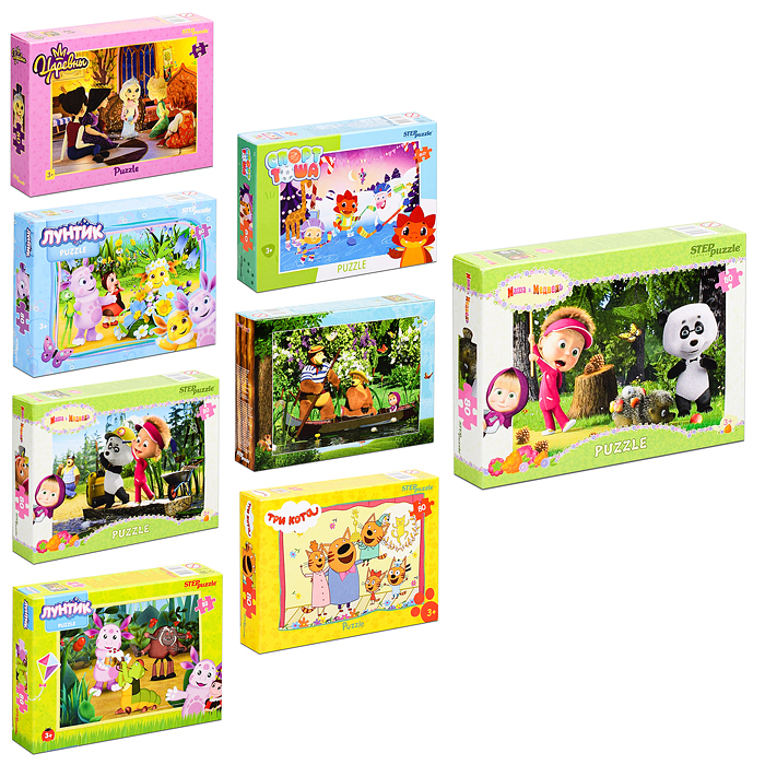 Пазлы 80 "Мультгерои - 2" (Мельница/АО "СТС") Пазлы 80 "Мультгерои - 2" (Мельница/АО "СТС")