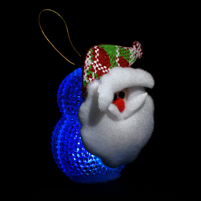 Фото к товару Снеговик светящийся S1689 в клетчатом колпачке Снеговик светящийся S1689 в клетчатом колпачке