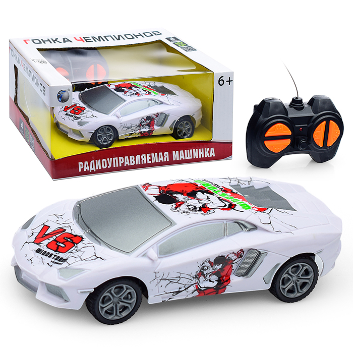 Фото к товару Машина 6141E "Гонка чемпионов" купе, р/у, 27MHz, в коробке Машина 6141E "Гонка чемпионов" купе, р/у, 27MHz, в коробке