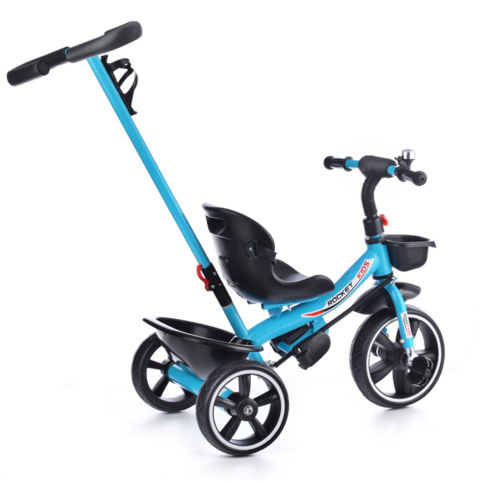 Фото к товару Велосипед 604-5-1 3-х колесный, синий Велосипед 604-5-1 3-х колесный, синий