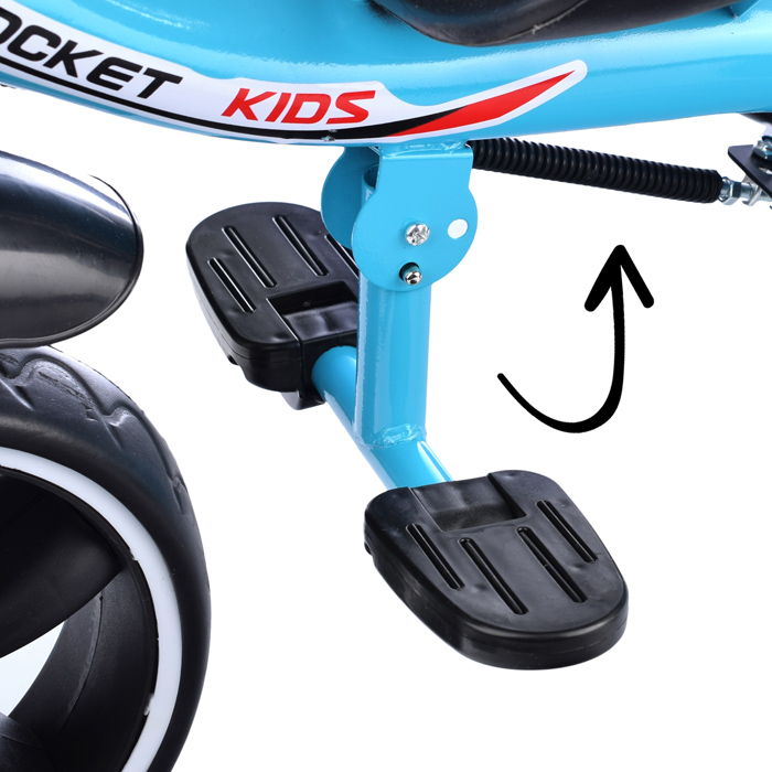 Фото к товару Велосипед 604-5-1 3-х колесный, синий Велосипед 604-5-1 3-х колесный, синий