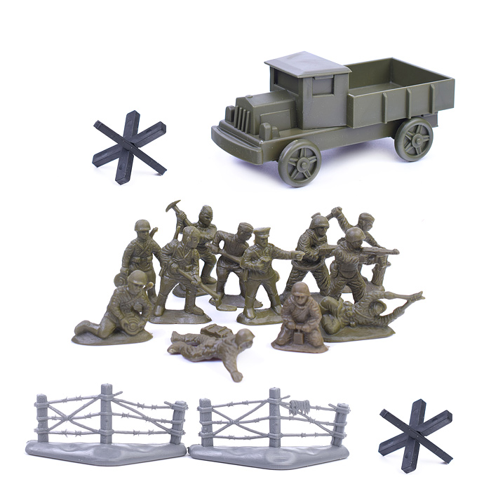 Набор солдатиков Саперы (Для масштабных моделей)