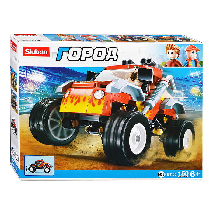 Конструктор M38-B1105 "Город. Гоночный джип" (150 дет.) Конструктор M38-B1105 "Город. Гоночный джип" (150 дет.)