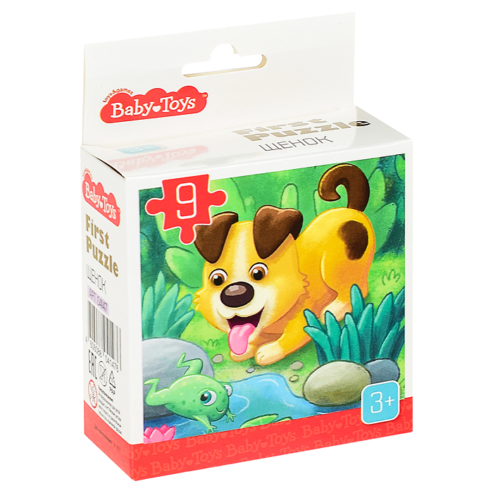 Пазл First Puzzle "Щенок" (9 эл) Baby Toys Пазл First Puzzle "Щенок" (9 эл) Baby Toys