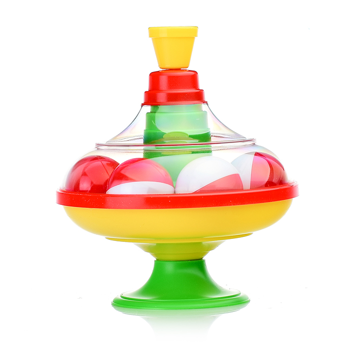 Фото к товару Юла с шариками в сетке Юла с шариками в сетке