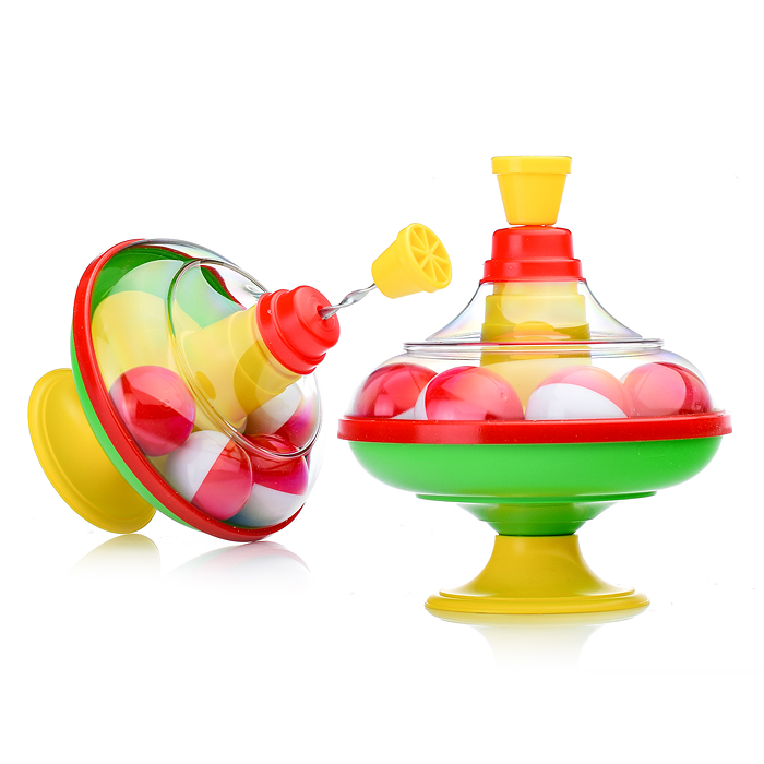 Фото к товару Юла с шариками в сетке Юла с шариками в сетке