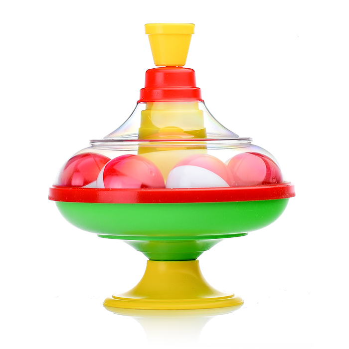 Фото к товару Юла с шариками в сетке Юла с шариками в сетке