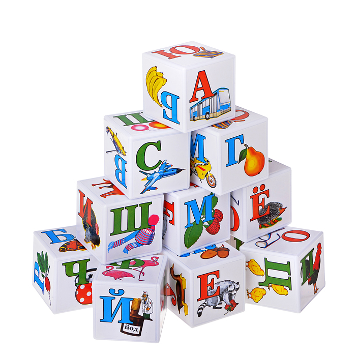Кубики Азбука для маленьких (12) Кубики Азбука для маленьких (12)