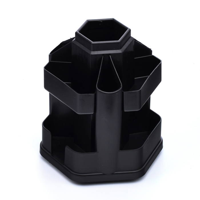 Фото к товару Органайзер настольный "Attomex" 13 предметов, черный шестигранный, вращающийся, в картонной коробке Органайзер настольный "Attomex" 13 предметов, черный шестигранный, вращающийся, в картонной коробке