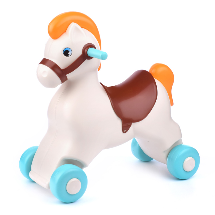 Каталка-качалка "Пони" сафари (бирюзовый)