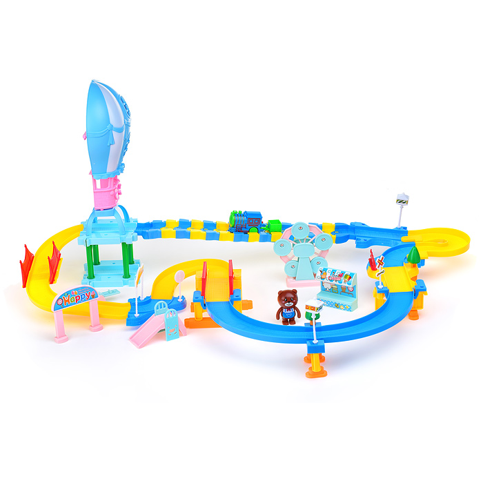 Фото к товару Игровой набор 3039 "Парк Аттракционов" в коробке Игровой набор 3039 "Парк Аттракционов" в коробке