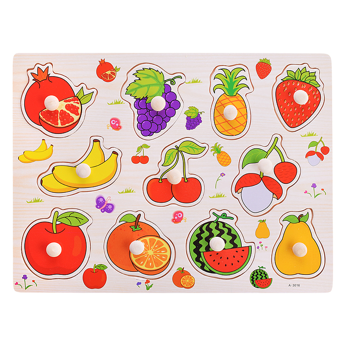 Пазл-вкладыш D1641 "Фруктовая фантазия" Пазл-вкладыш D1641 "Фруктовая фантазия"