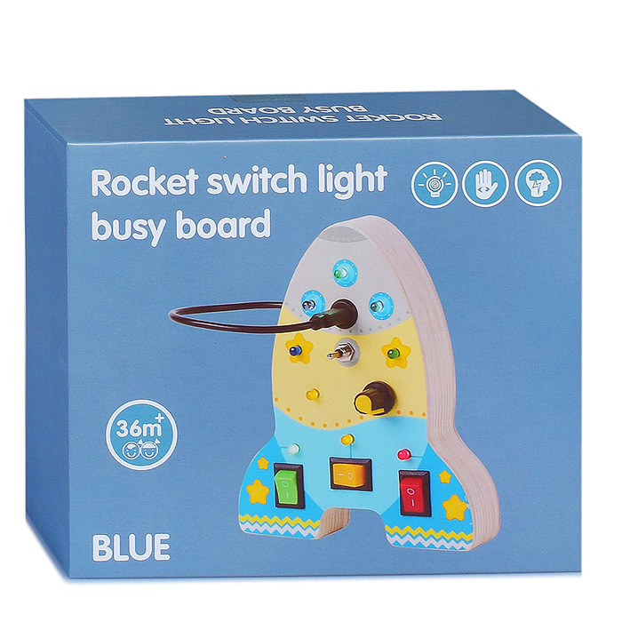 Фото к товару Развивающая игрушка D1705 "Бизиборд" в коробке Развивающая игрушка D1705 "Бизиборд" в коробке