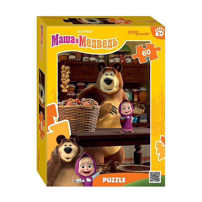 Пазлы 60 "Маша и Медведь. Лесные истории" (Анимаккорд) Пазлы 60 "Маша и Медведь. Лесные истории" (Анимаккорд)