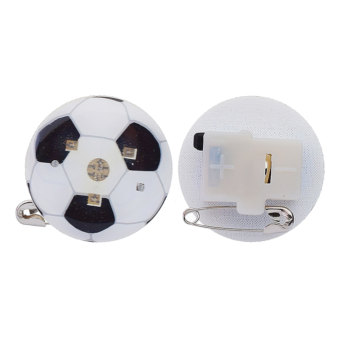 Фото к товару Значок 00-2899 "Футбольный мяч" с подсветкой Значок 00-2899 "Футбольный мяч" с подсветкой