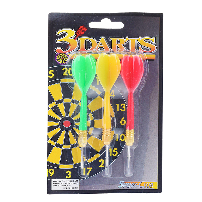 Дротики для дартса U036969Y "Меткий бросок" (3 шт.) на листе Дротики для дартса U036969Y "Меткий бросок" (3 шт.) на листе