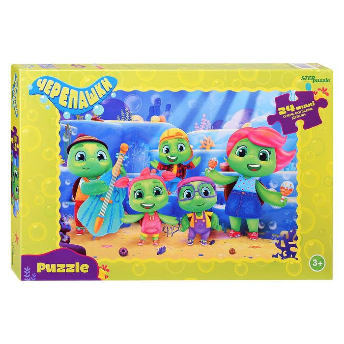 Пазлы maxi 24 "Черепашки" Пазлы maxi 24 "Черепашки"