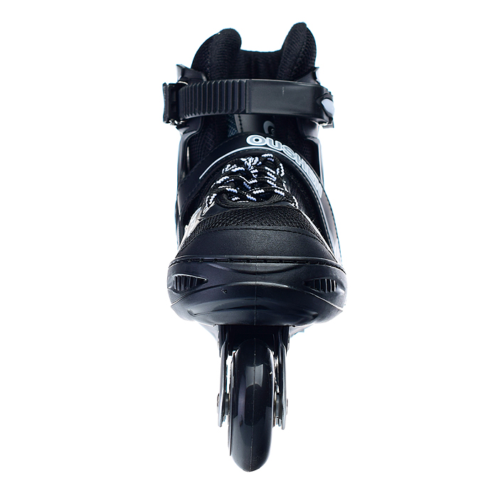 Фото к товару Роликовые коньки U001753Y раздвижные, PU колёса, размер L, черные, в сумке Роликовые коньки U001753Y раздвижные, PU колёса, размер L, черные, в сумке