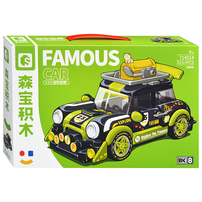 Конструктор 714014 "Машина с сокровищами" (315 дет.) в коробке