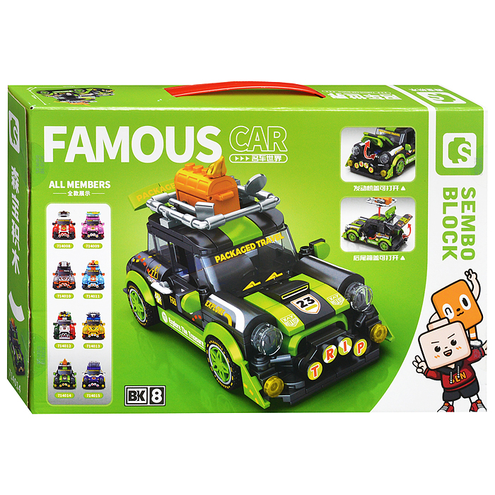 Конструктор 714014 "Машина с сокровищами" (315 дет.) в коробке