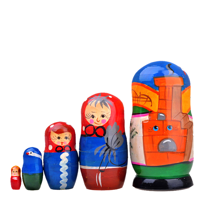 Матрешка Сказка Гуси-Лебеди