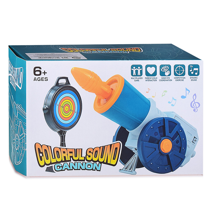 Набор "Пушка" Q-6082 с мишенью, в коробке