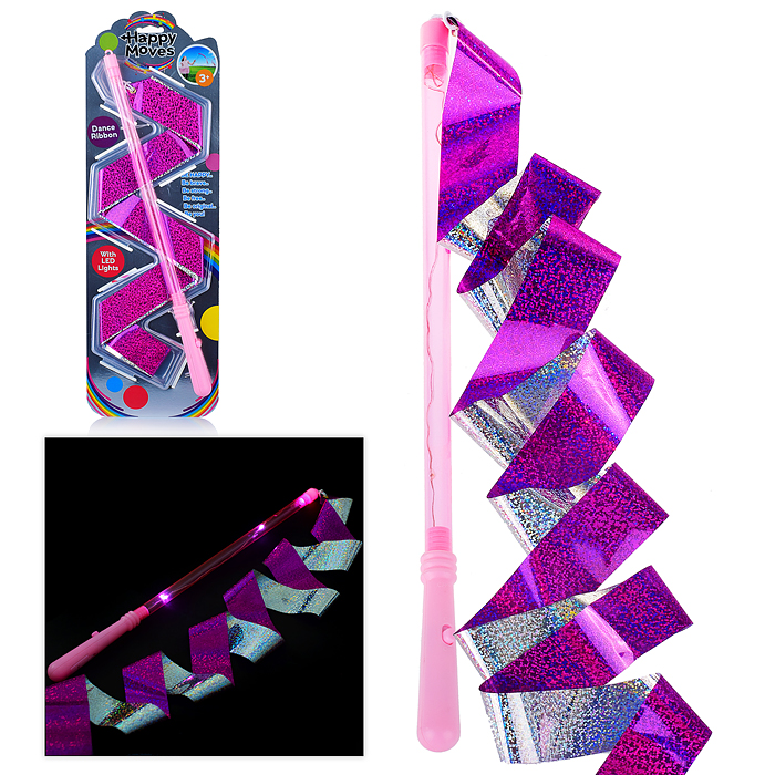 Палочка светящаяся гимнастическая с лентой 86001 на листе Палочка светящаяся гимнастическая с лентой 86001 на листе
